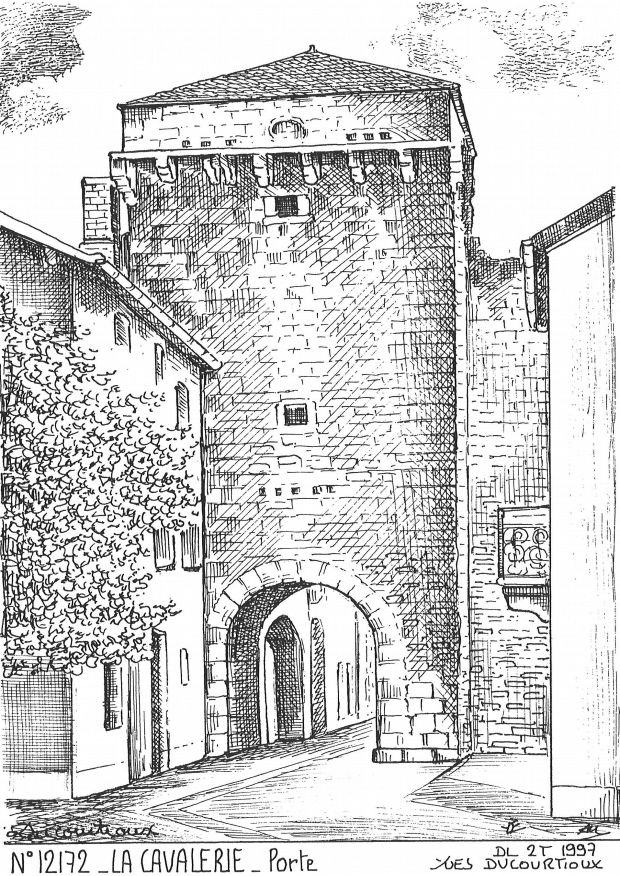 N 12172 - LA CAVALERIE - porte